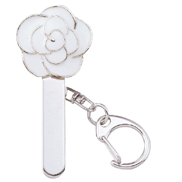 ローズモチーフバッグクリップ(ホワイト)の商品画像4枚目