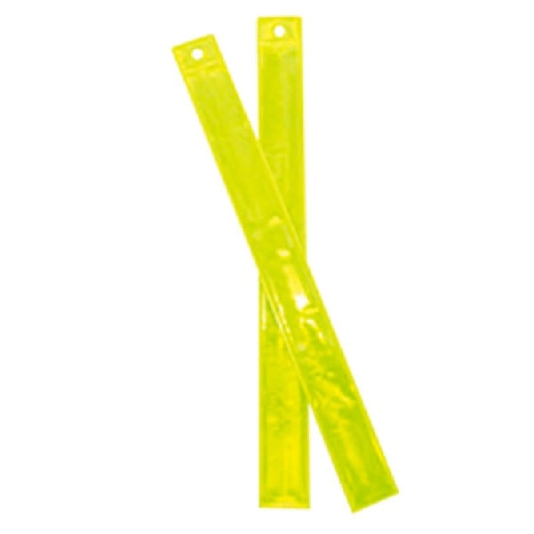 反射リストバンド(2枚入)黄の商品画像2枚目