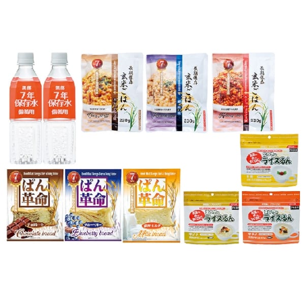 A4ボックス食料備蓄3日間セット　7年の商品画像2枚目