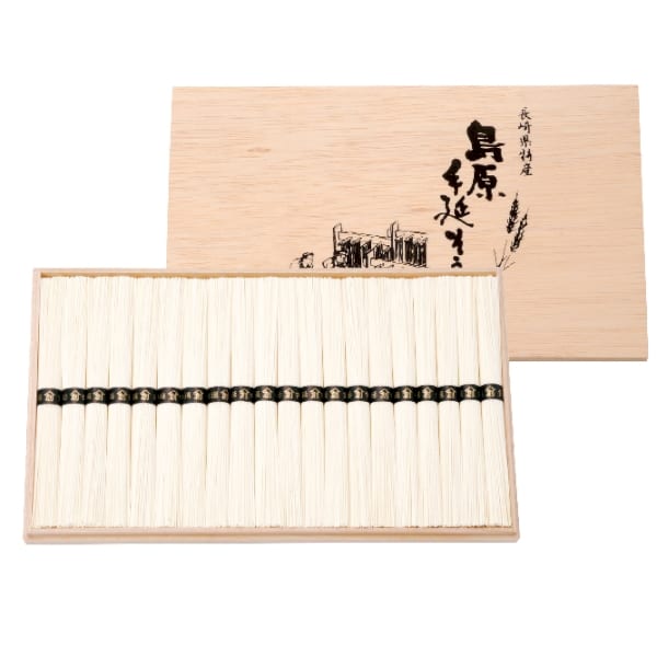 島原手延そうめん20束(木箱入)の商品画像2枚目
