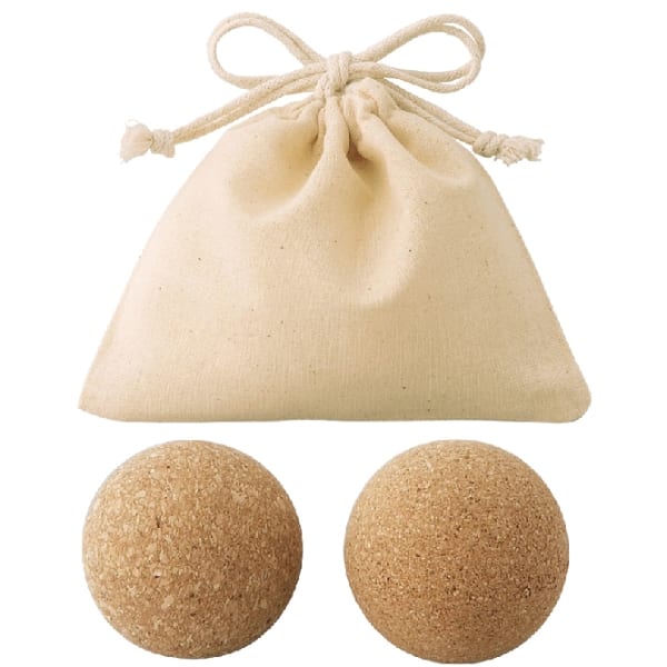 コルクストレッチボール(巾着付き)の商品画像2枚目