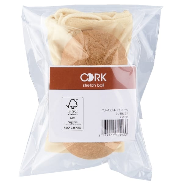 コルクストレッチボール(巾着付き)の商品画像4枚目