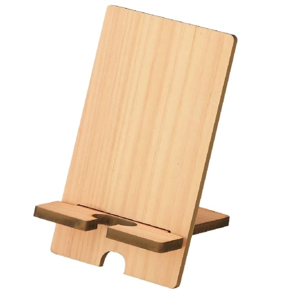 ヒノキ・スマホスタンドの商品画像4枚目