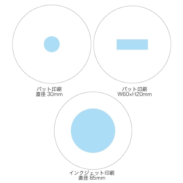 ガラスプレート(中)(クリア)の商品画像3枚目