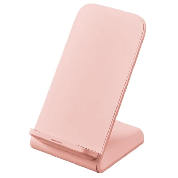 スタンドワイヤレス充電器　5W：スモークピンクの商品画像7枚目