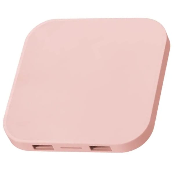 ワイヤレス充電器　スクエア　5W：スモークピンクの商品画像7枚目