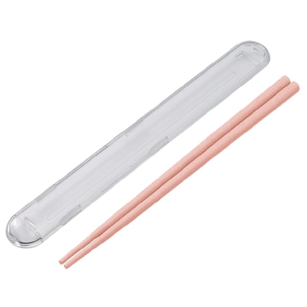 【アウトレット】エコ箸フルケース(バンブーファイバー入タイプ)：スモークピンクの商品画像7枚目