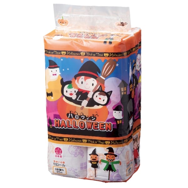 ハロウィン　トイレットロール12ロール(ダブル)の商品画像2枚目