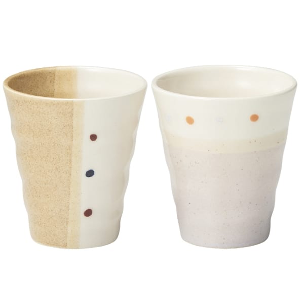 美濃焼　ドットペイントペアフリーカップの商品画像3枚目