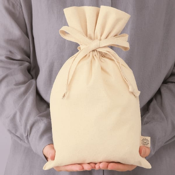 3.5オンス　オーガニックコットンギフト巾着(M)の商品画像2枚目