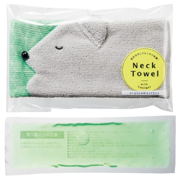 くまさんのクールジェル付ネックタオル【アウトレット】の商品画像3枚目