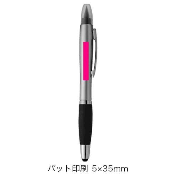 3WAYタッチボールペン1本(ゴールド)【半永久鉛筆付・ステーショナリー・スマホ】の商品画像3枚目