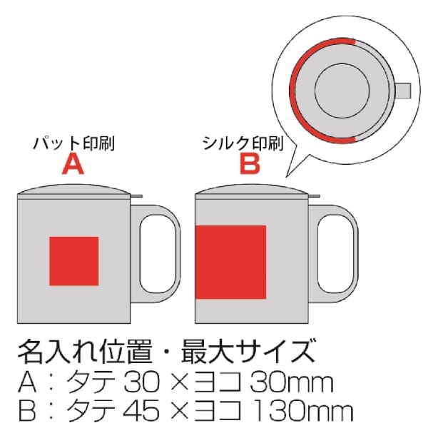 セルトナ・二重構造ステンレスマグカップ(蓋付き)(ネイビー)の商品画像3枚目