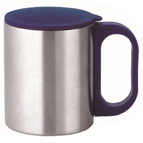 セルトナ・二重構造ステンレスマグカップ(蓋付き)(ネイビー)の商品画像4枚目