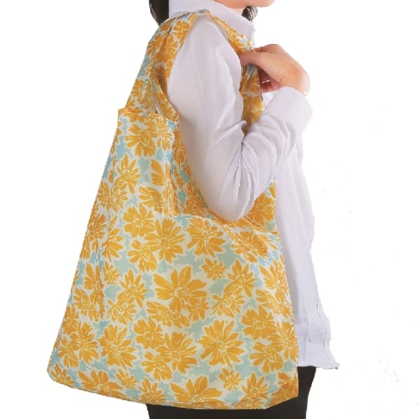 マニフルール　マチ付きポータブルエコバッグの商品画像2枚目