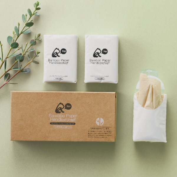 リル　バンブーペーパーハンカチ3個パック【SGDsグッズ】【アウトレット】の商品画像4枚目