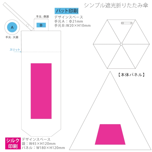 シンプル遮光折りたたみ傘：オリーブの商品画像3枚目