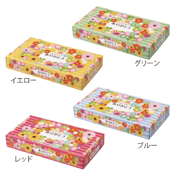 ありがとうポップアップ　BOXティッシュ40Wの商品画像3枚目