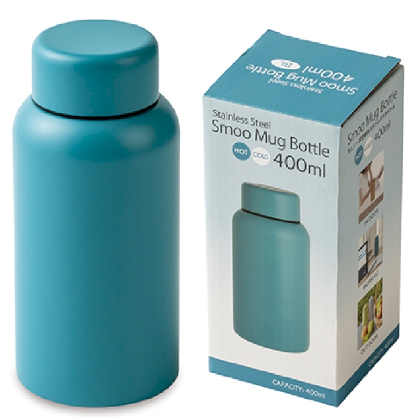 真空断熱ステンレスマグボトル(400ml)(ブルー)の商品画像4枚目