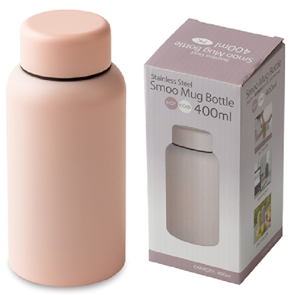 真空断熱ステンレスマグボトル(400ml)(ピンク)の商品画像4枚目