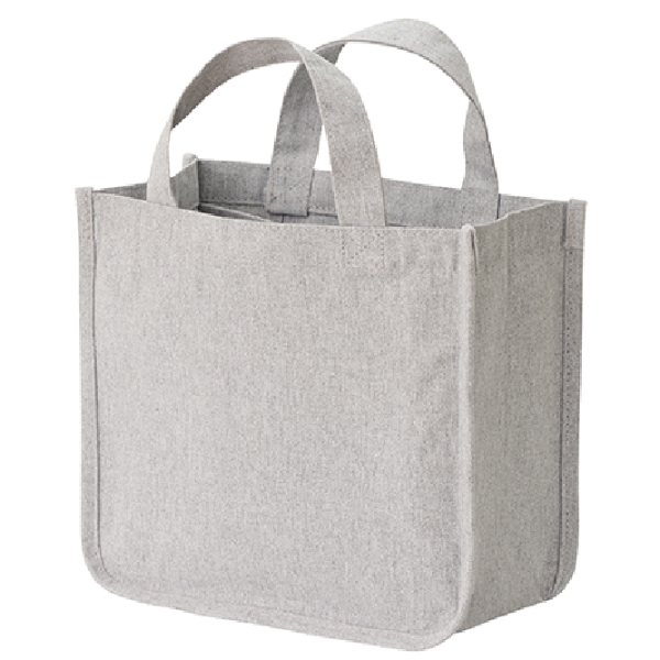 仕切が動くキャンバストート(グレー)◆【名入れ短納期可能】の商品画像4枚目