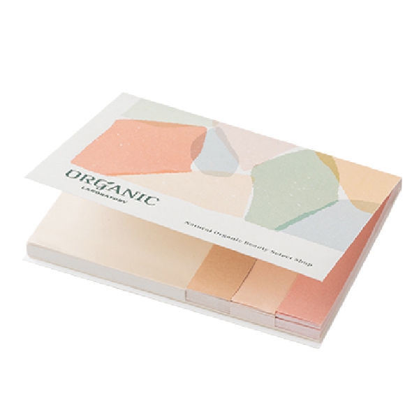 【別注】カスタムメイドふせん(セット)(ニュアンスカラー)【フルカラー名入れ専用・100個から】の商品画像2枚目