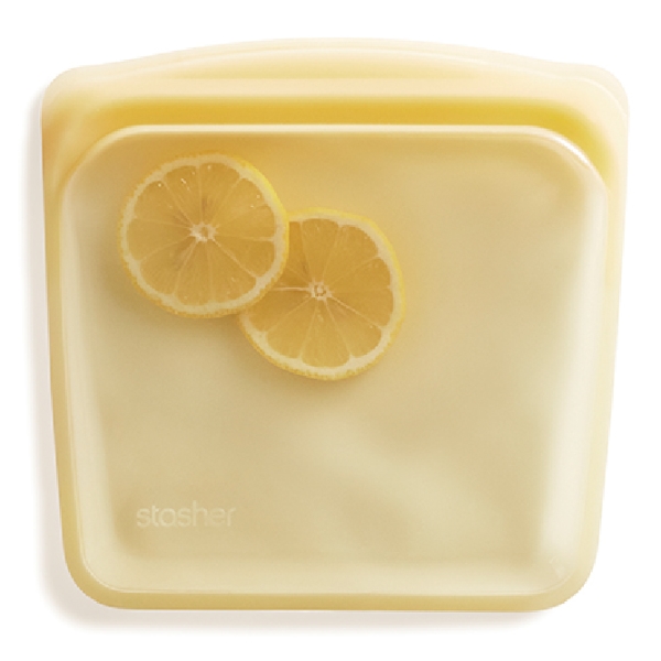 スタッシャーシリコンバッグ(EZサンドイッチ)(イエロー)【stasher】の商品画像2枚目