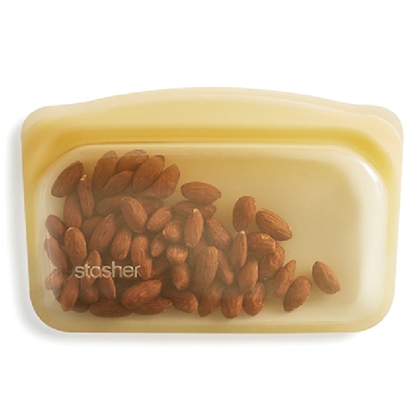 スタッシャーシリコンバッグ(EZスナック)(イエロー)【stasher】の商品画像2枚目