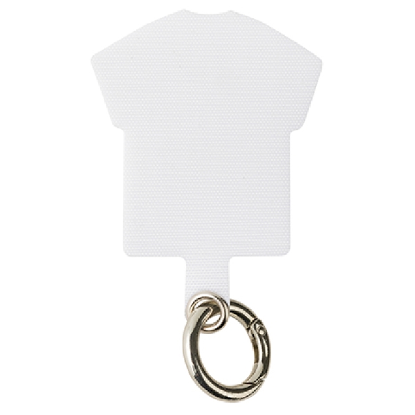 フォンタブ(Tシャツ型)(白)【スマホストラップホルダー付きシート】の商品画像4枚目