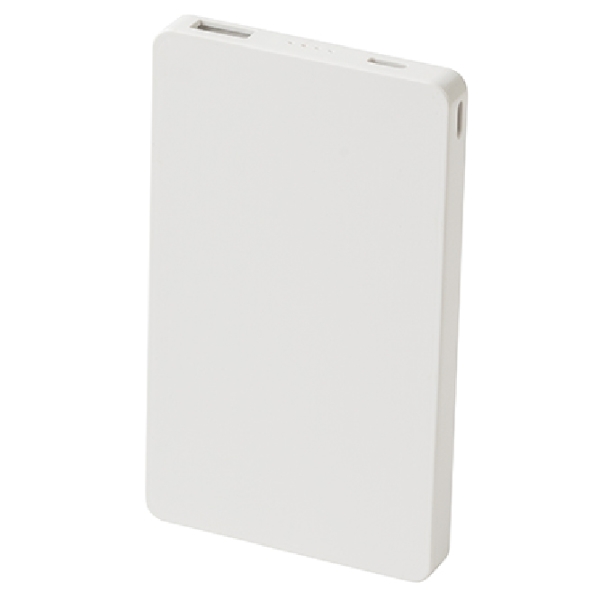 モバイルバッテリーチャージャー5,000mAh(白)の商品画像2枚目