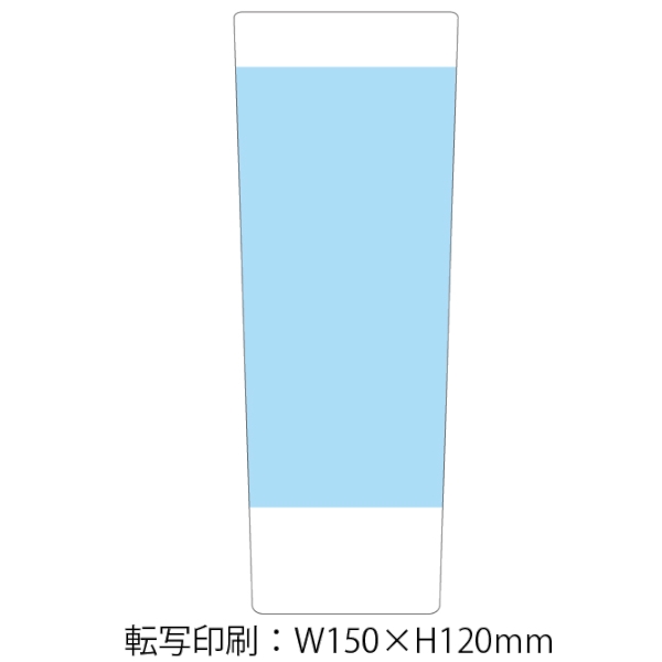 フルカラー印刷対応グラス(270ml)フロストの商品画像3枚目