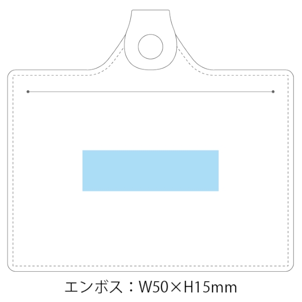 本革社員証ケース(黒)の商品画像3枚目