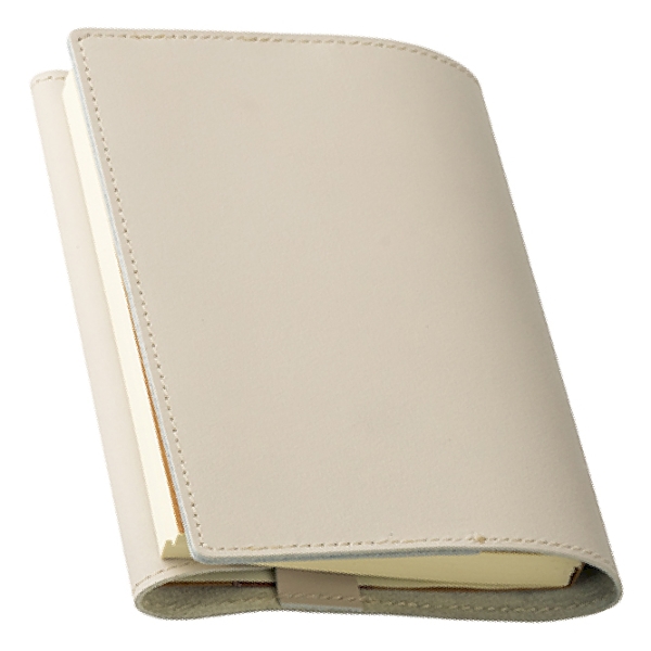 本革文庫本カバー(グレージュ)の商品画像4枚目