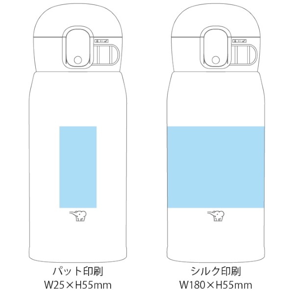 象印 ワンタッチステンレスマグ(360ml)(ソフトブラック)(SM-WS36)◆の商品画像3枚目