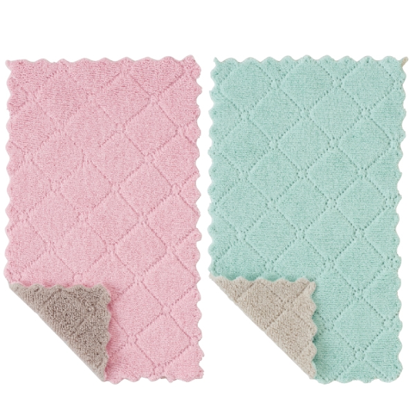 リバーシブルカラー　キッチンクロス2枚組の商品画像5枚目