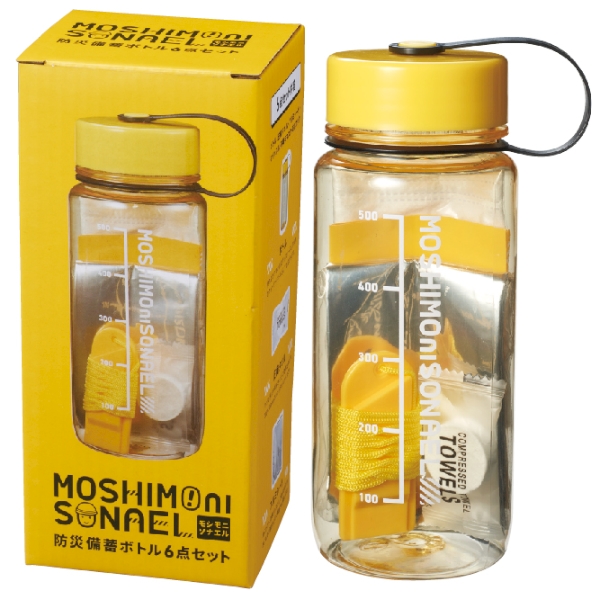 モシモニソナエル　防災備蓄ボトル6点セット【防災セット】の商品画像2枚目