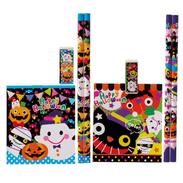 ハロウィン文具4点セットの商品画像2枚目