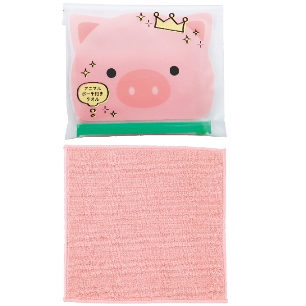 アニマルポーチ付きタオル1個の商品画像4枚目