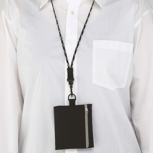 収納王子コジマジック・ネックストラップ付きダブルポケットポーチの商品画像2枚目