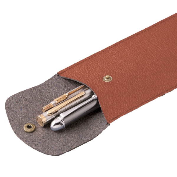 スフィア・リサイクルレザーマルチロングケース(キャメル)の商品画像2枚目