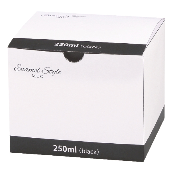 ホーロースタイルマグカップ(ブラック)の商品画像4枚目
