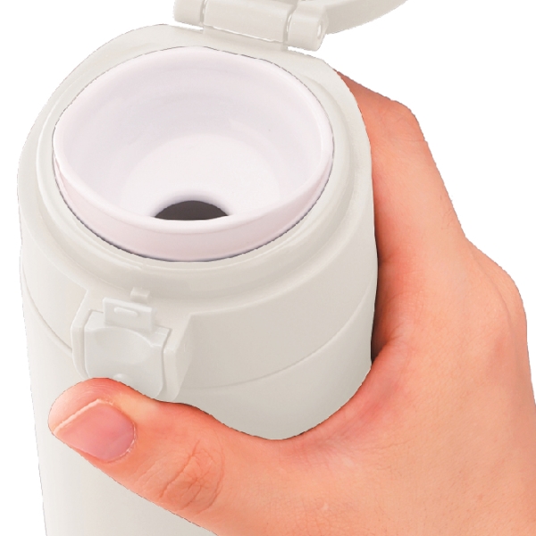 セルトナ・ワンタッチ式真空ステンレスボトル(ホワイト)の商品画像2枚目