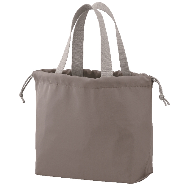 保冷温巾着バッグ(グレー)の商品画像4枚目