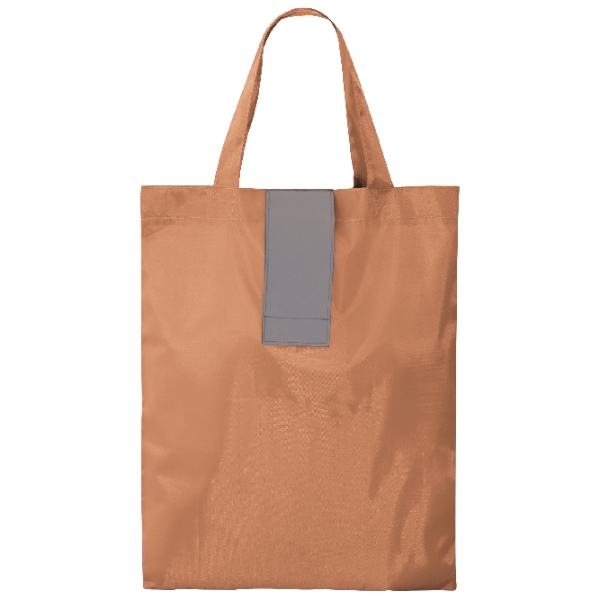 ポータブルリフレクターエコバッグ(フック付き)(ベージュ)の商品画像2枚目