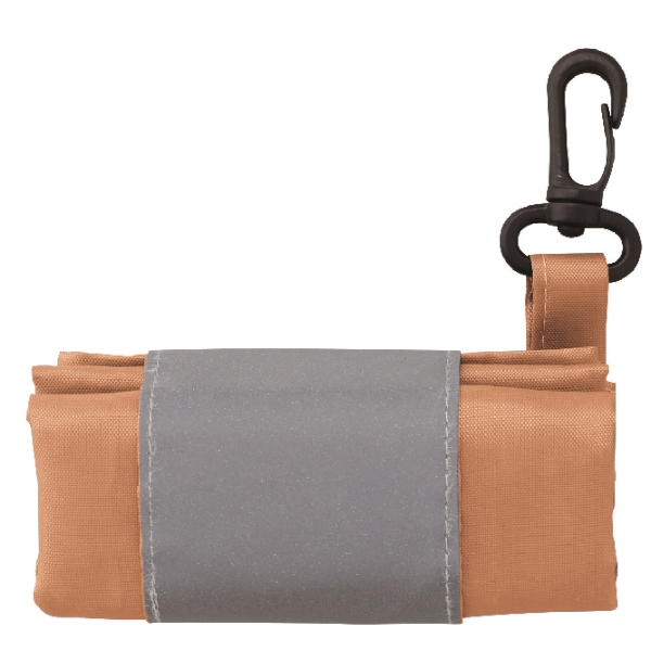 ポータブルリフレクターエコバッグ(フック付き)(ベージュ)の商品画像4枚目