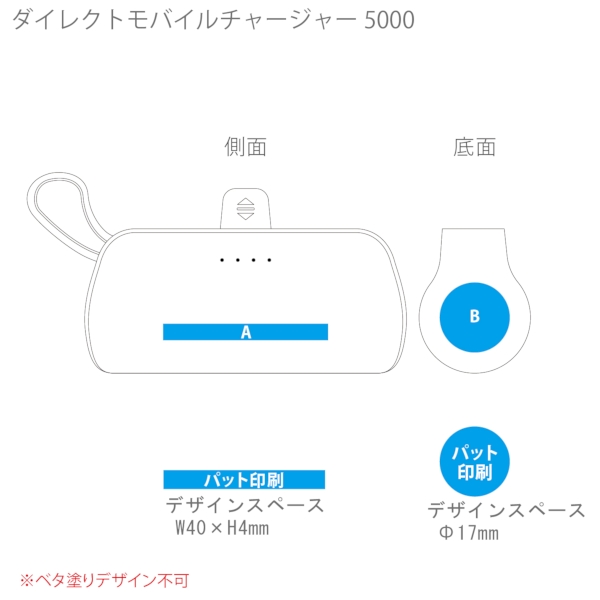 ダイレクトモバイルチャージャー5000：ブラックの商品画像3枚目