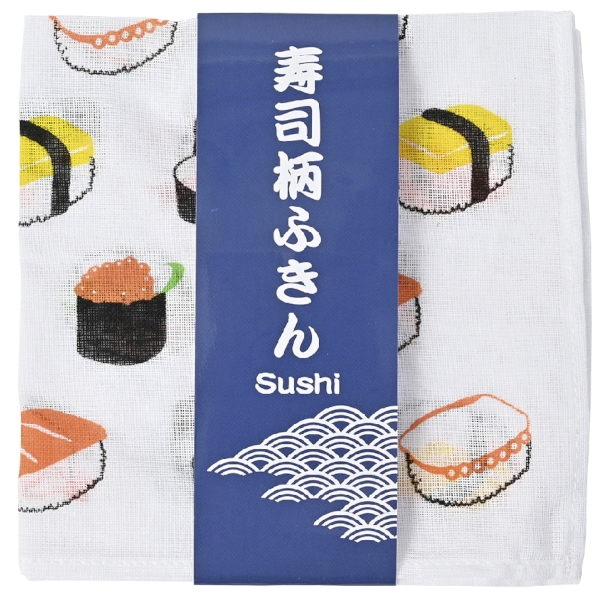 寿司柄ふきん：25B3034 【敬老・縁起物】の商品画像2枚目