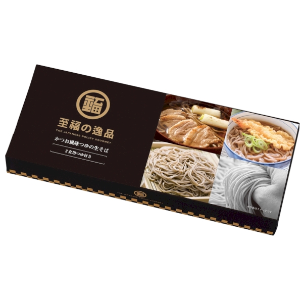 至福の逸品　かつお風味つゆの生そば2食組の商品画像3枚目