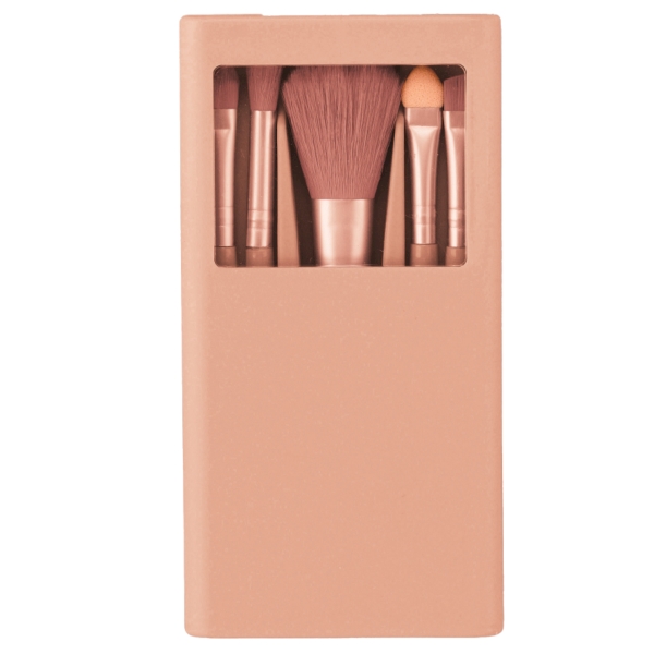 フォーボーテ　ミラー付きコスメブラシ5本セットの商品画像5枚目