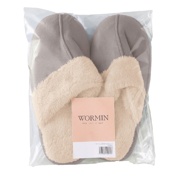 ウォーミン　ボアルームスリッパの商品画像3枚目